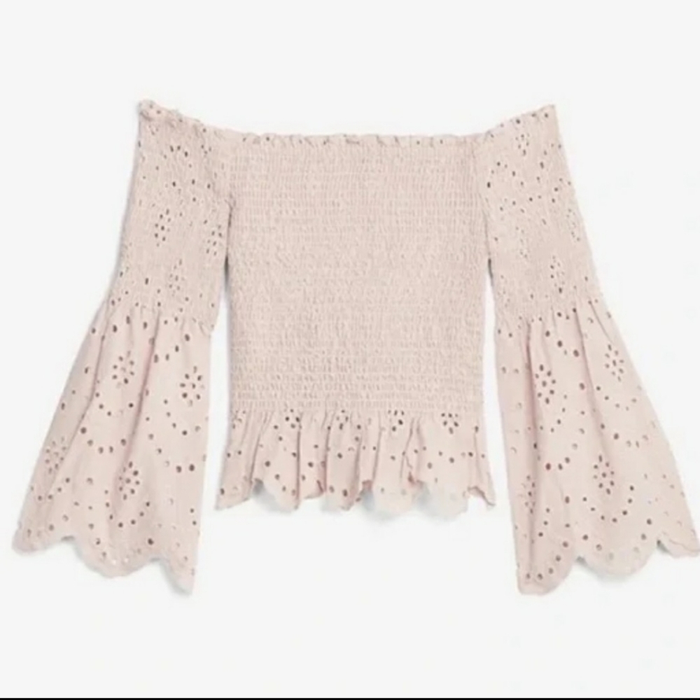Express off the shoulder shirt